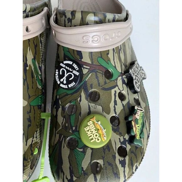 Luke Combs X Crocs Bootleggers Men’s Size 13 Camo Mossy Oak Clog NEW - Picture 6 of 12